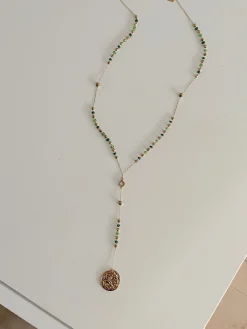 Outlet Collier Sega - doré et vertEasy Clothes Colliers