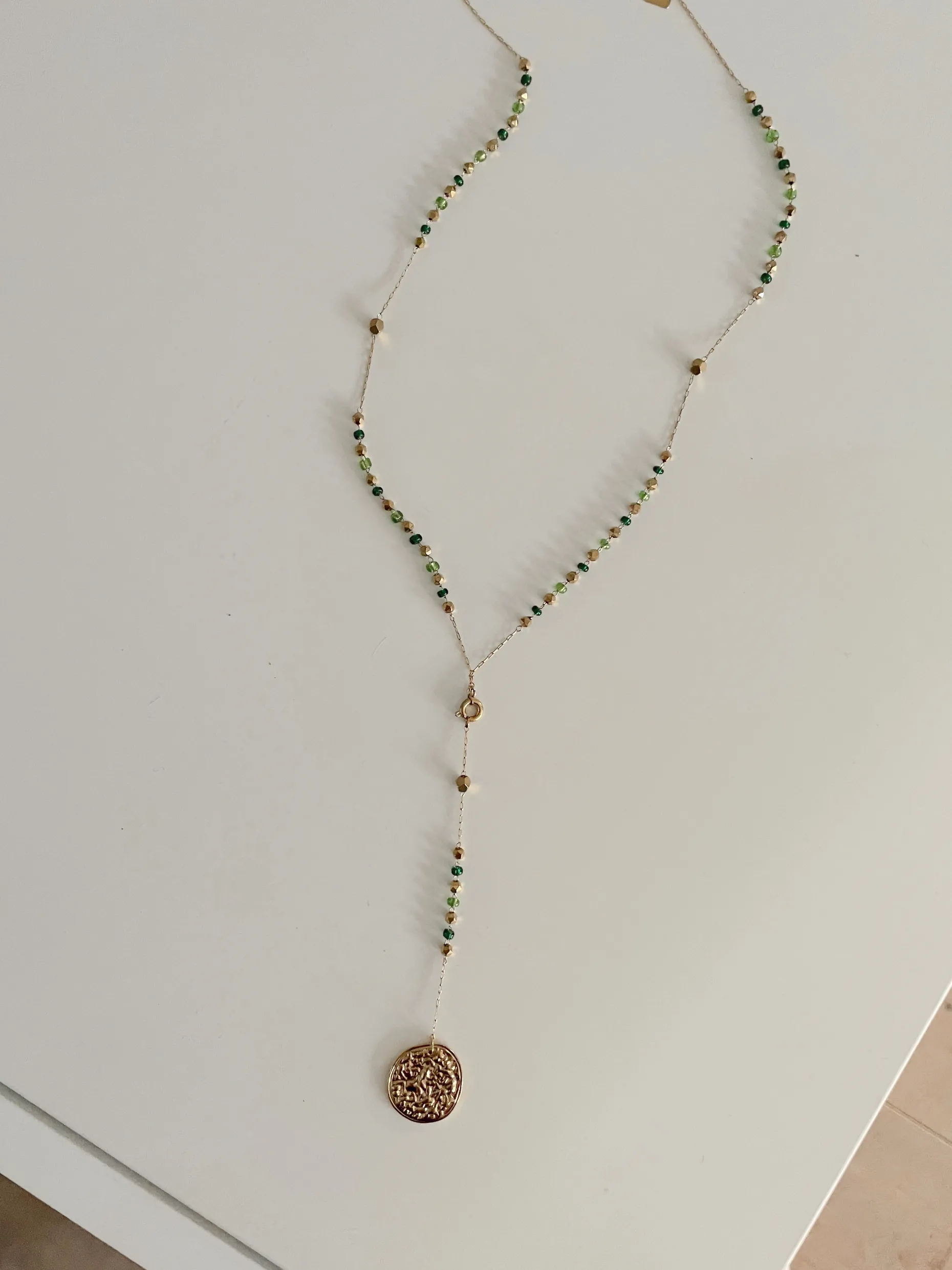 Outlet Collier Sega - doré et vertEasy Clothes Colliers