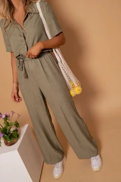Clearance Combinaison Deby | Kaki | Vêtements Femme | Easy Clothes Femme Combinaisons