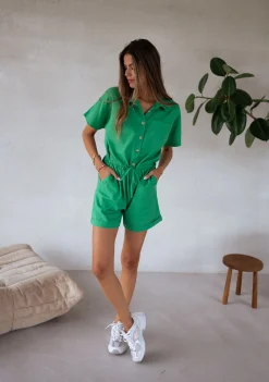 Best Combinaison Madeline - verteEasy Clothes Femme Combinaisons