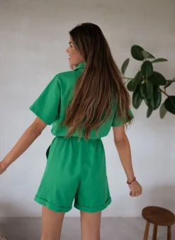 Best Combinaison Madeline - verteEasy Clothes Femme Combinaisons