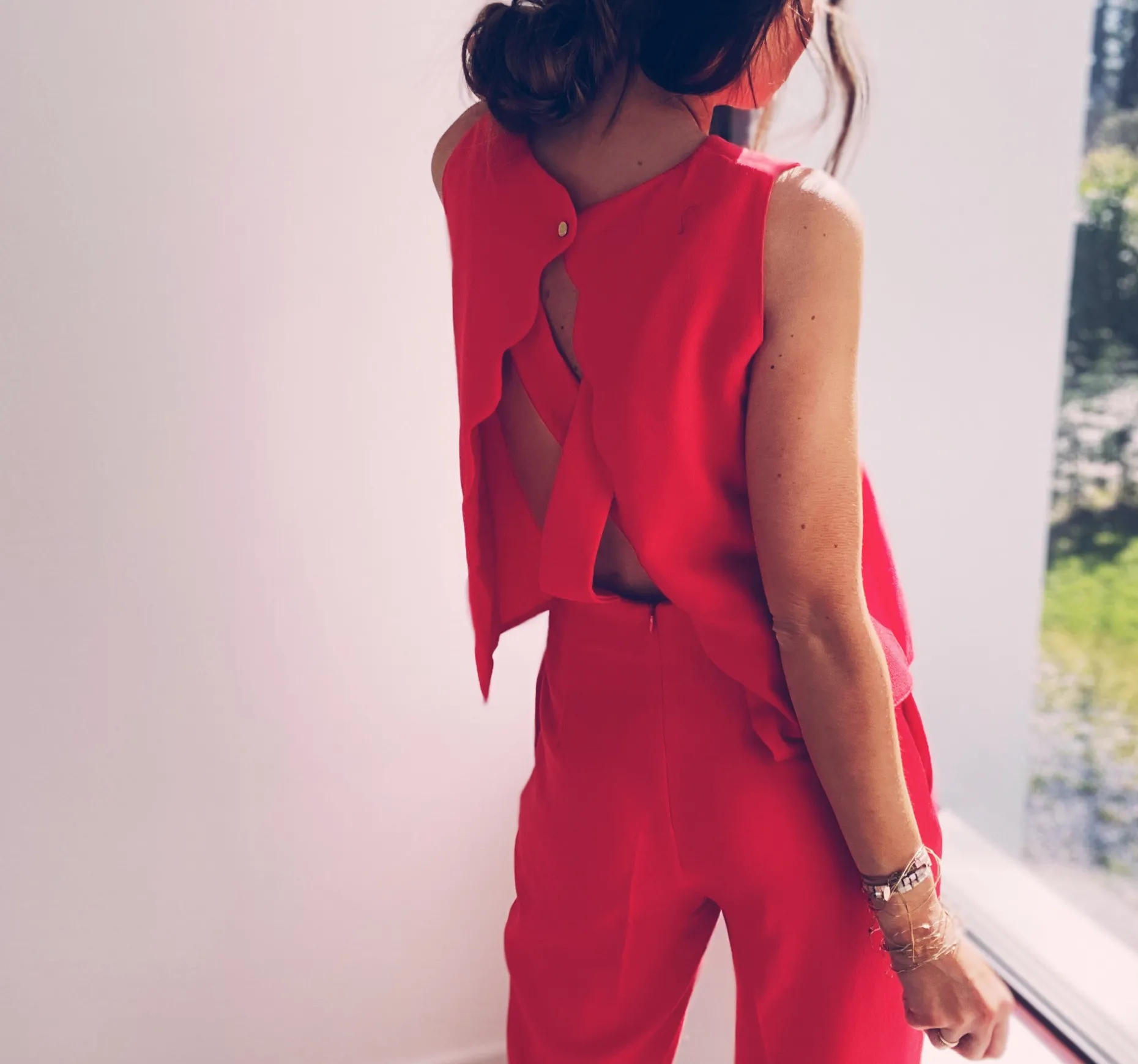 Cheap Combinaison Tabata - rouge corailEasy Clothes Femme Combinaisons