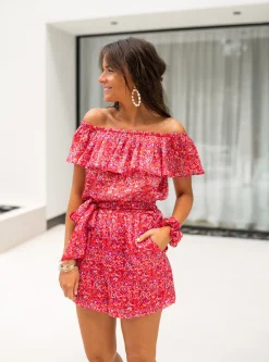 Discount Combishort Frida CREATION - à motifsEasy Clothes Femme Combinaisons