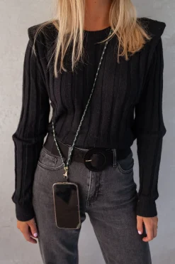 Sale Cordon de téléphone Jora - vert et doréEasy Clothes Accessoires Téléphone