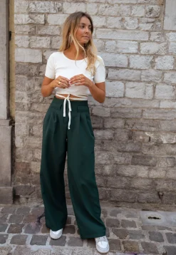 Online Crop top Mike - blancEasy Clothes Femme Tops & T-shirts