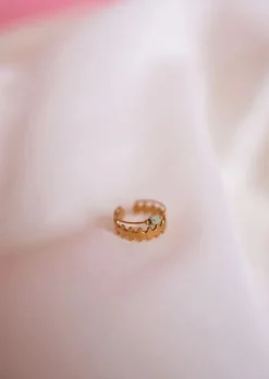 Best Double Bague Vora | Perle Verte | Bijoux Easy Clothes Bagues