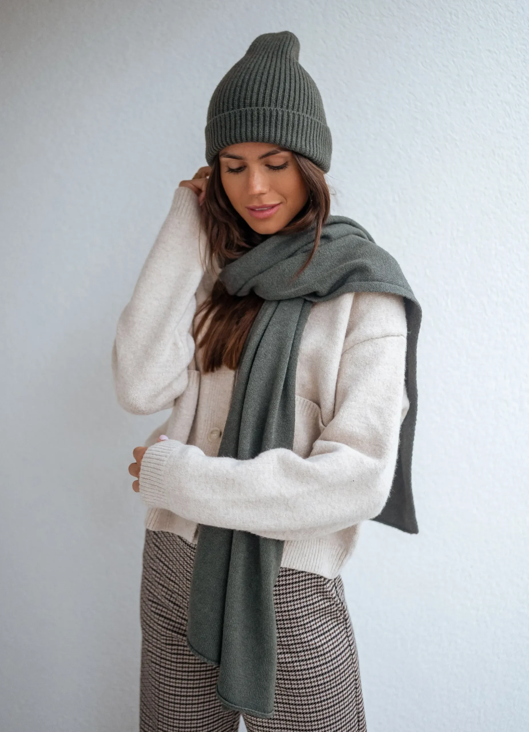 New Echarpe Devin - kakiEasy Clothes Echarpes & Foulards