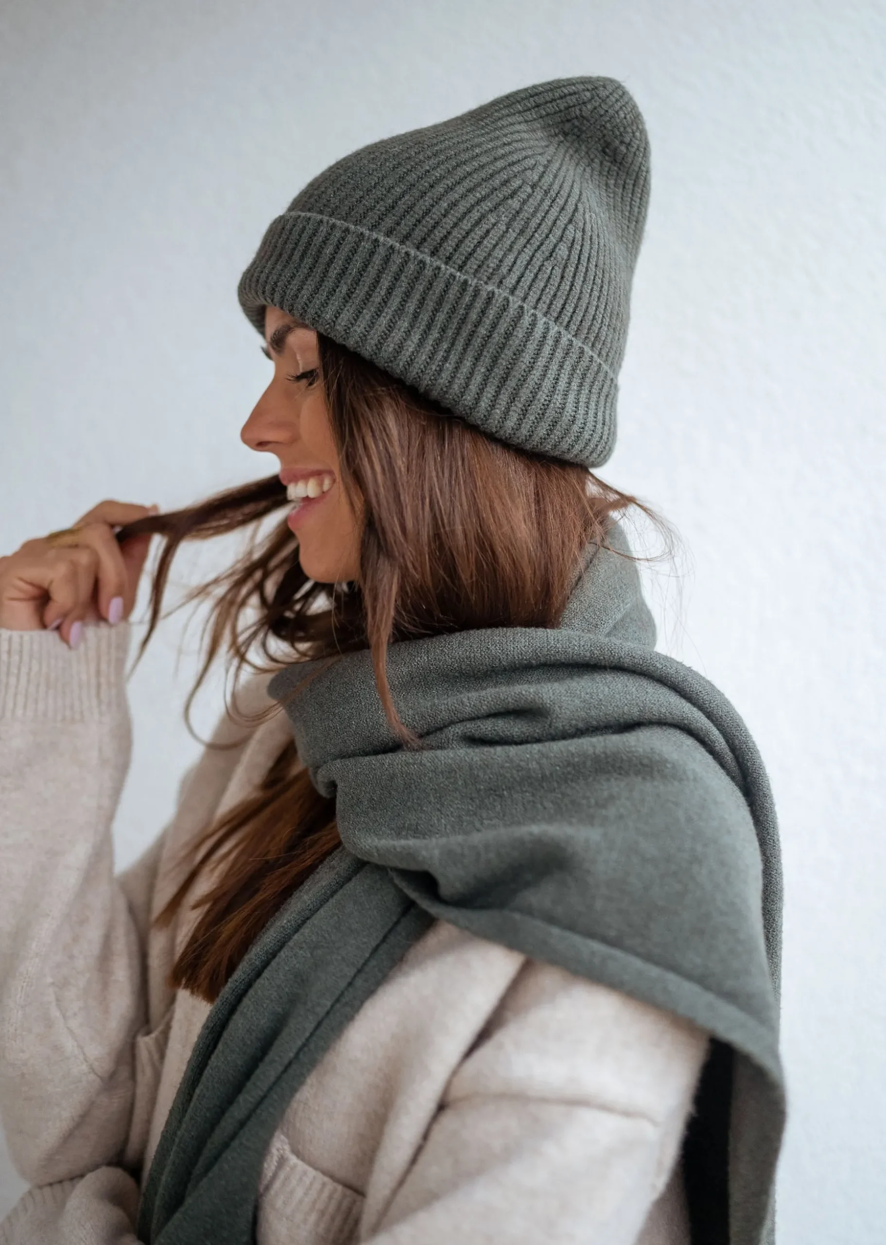 New Echarpe Devin - kakiEasy Clothes Echarpes & Foulards