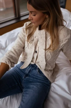 Store Gilet Bachir - beigeEasy Clothes Femme Pulls & Gilets