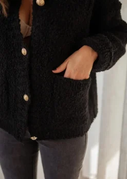 New Gilet Charly Noir - Taille Unique - Loose - Made In ItalyEasy Clothes Femme Pulls & Gilets