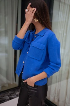 Flash Sale Gilet Fika - bleu roiEasy Clothes Femme Pulls & Gilets