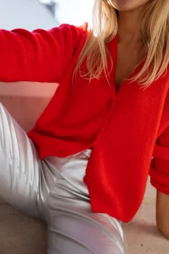 Discount Gilet Gina - rougeEasy Clothes Femme Pulls & Gilets