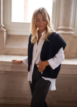 Flash Sale Gilet Oren - bleuEasy Clothes Femme Pulls & Gilets