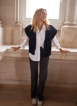 Flash Sale Gilet Oren - bleuEasy Clothes Femme Pulls & Gilets