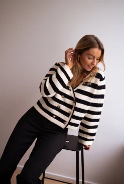 Cheap Gilet Tyler - À lignesEasy Clothes Femme Pulls & Gilets