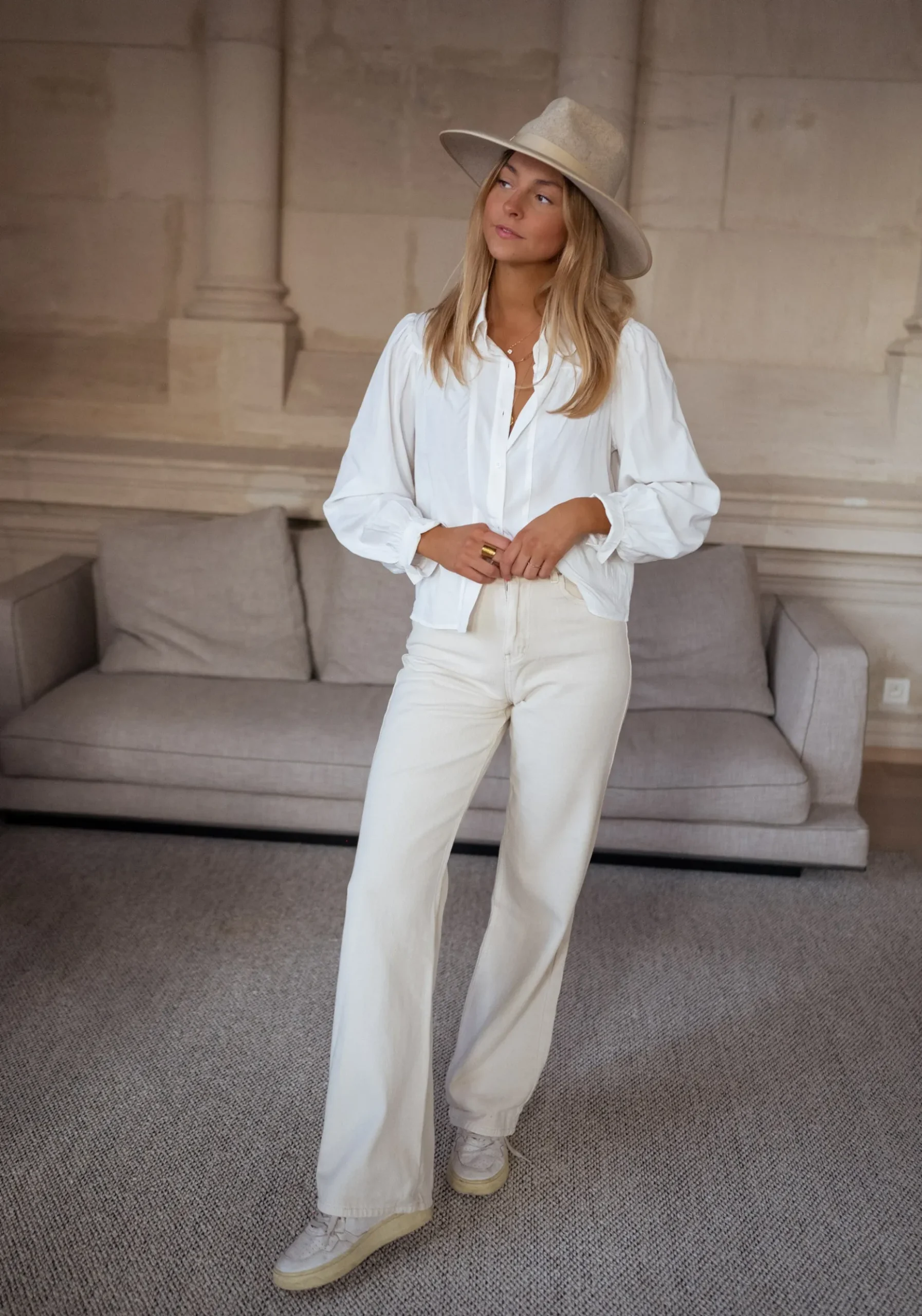 Cheap Jeans Anatole - beigeEasy Clothes Femme Jeans