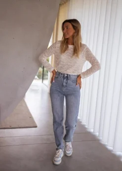 Cheap Jeans Avida bleu | Jeans droit femme | Prêt-à-porter en ligne | Easy Clothes Femme Jeans