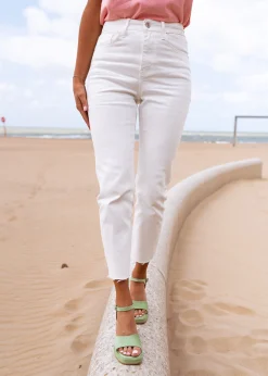 Best Sale Jeans Baptiste blanc | Jeans coupe carotte | Prêt-à-porter en ligne | Easy Clothes Femme Jeans