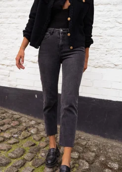 Clearance Jeans Baptiste Gris - Taille Haute - Vêtements FemmeEasy Clothes Femme Jeans