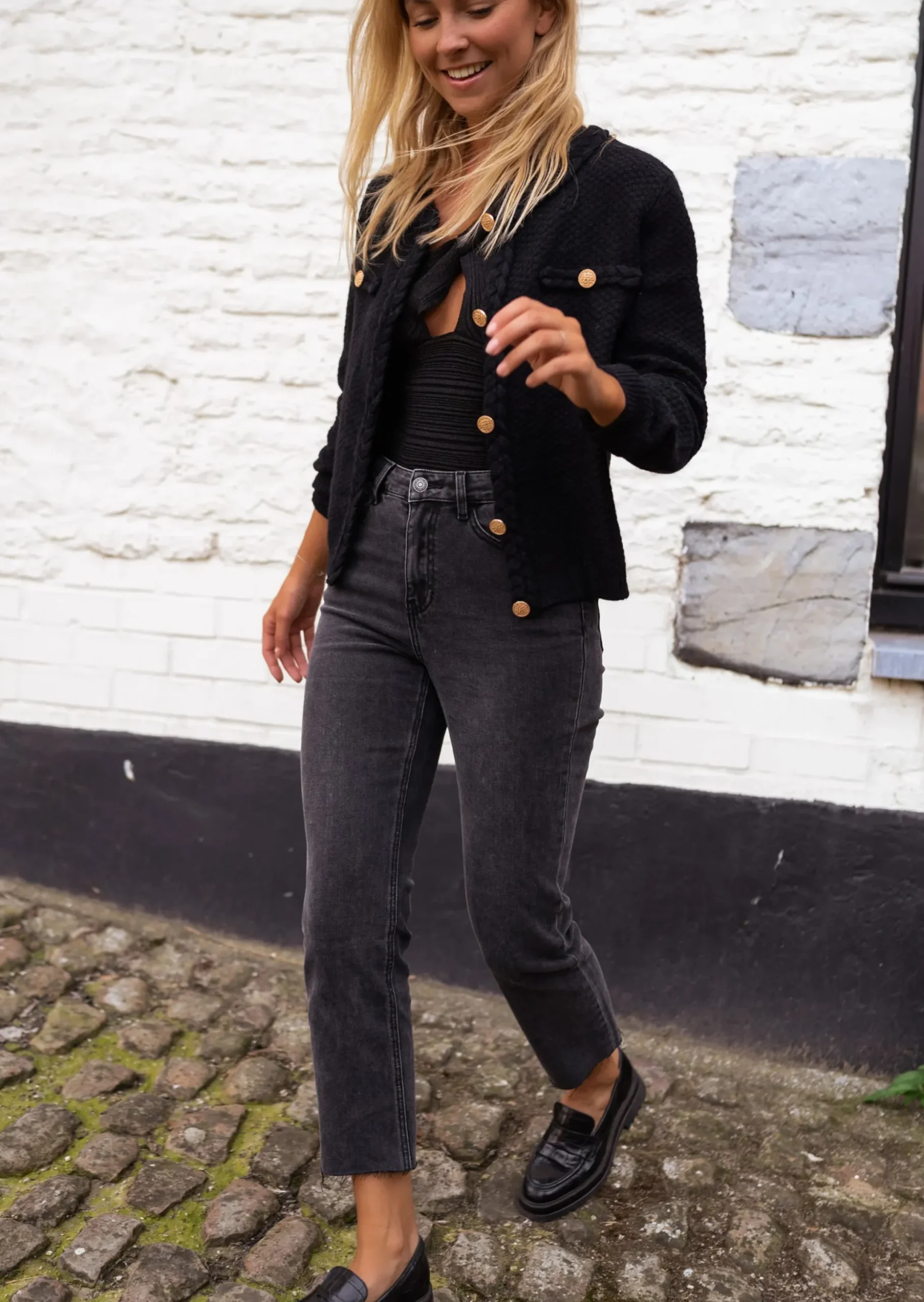 Clearance Jeans Baptiste Gris - Taille Haute - Vêtements FemmeEasy Clothes Femme Jeans