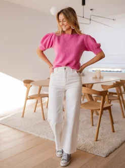 Best Jeans Bastian - blancEasy Clothes Femme Jeans