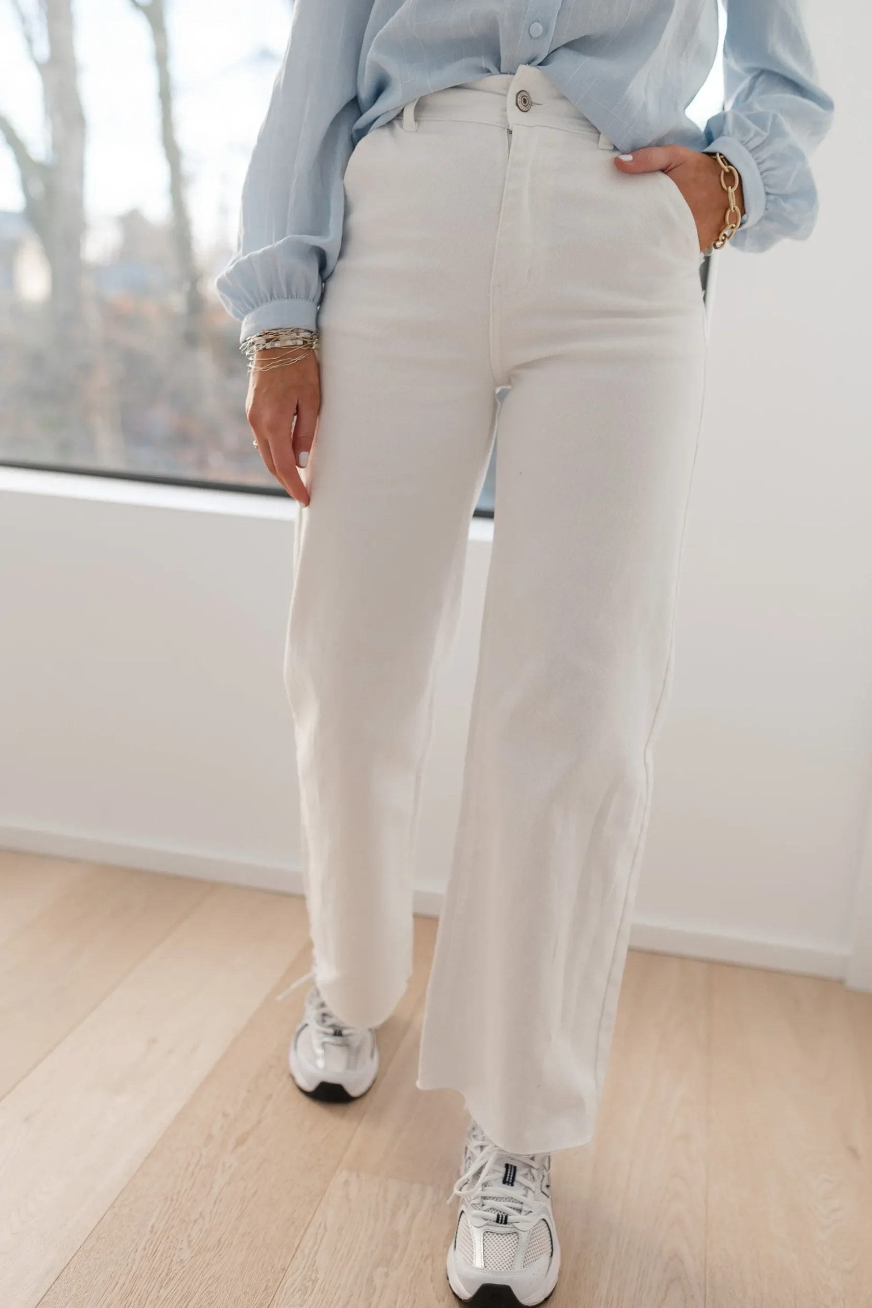 Best Jeans Bastian - blancEasy Clothes Femme Jeans