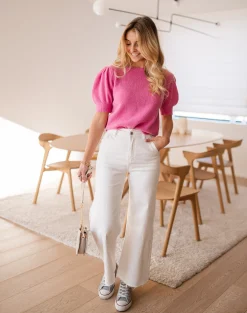 Best Jeans Bastian - blancEasy Clothes Femme Jeans