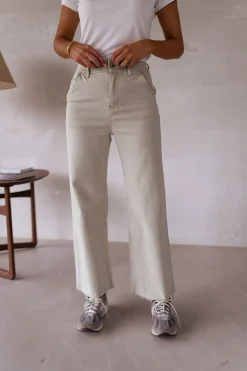 New Jeans Bastian - vert clairEasy Clothes Femme Jeans