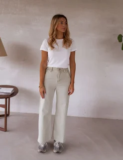 New Jeans Bastian - vert clairEasy Clothes Femme Jeans