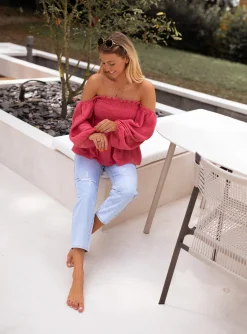 Discount Jeans Benny - bleu clairEasy Clothes Femme Jeans