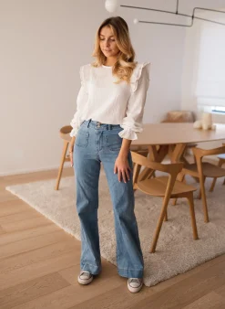 Sale Jeans Hugues - bleu clairEasy Clothes Femme Jeans