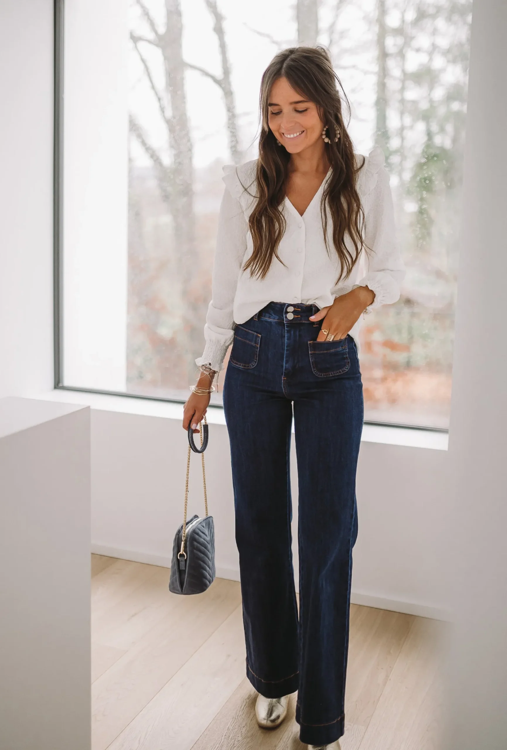 Clearance Jeans Hugues - bleu foncéEasy Clothes Femme Jeans