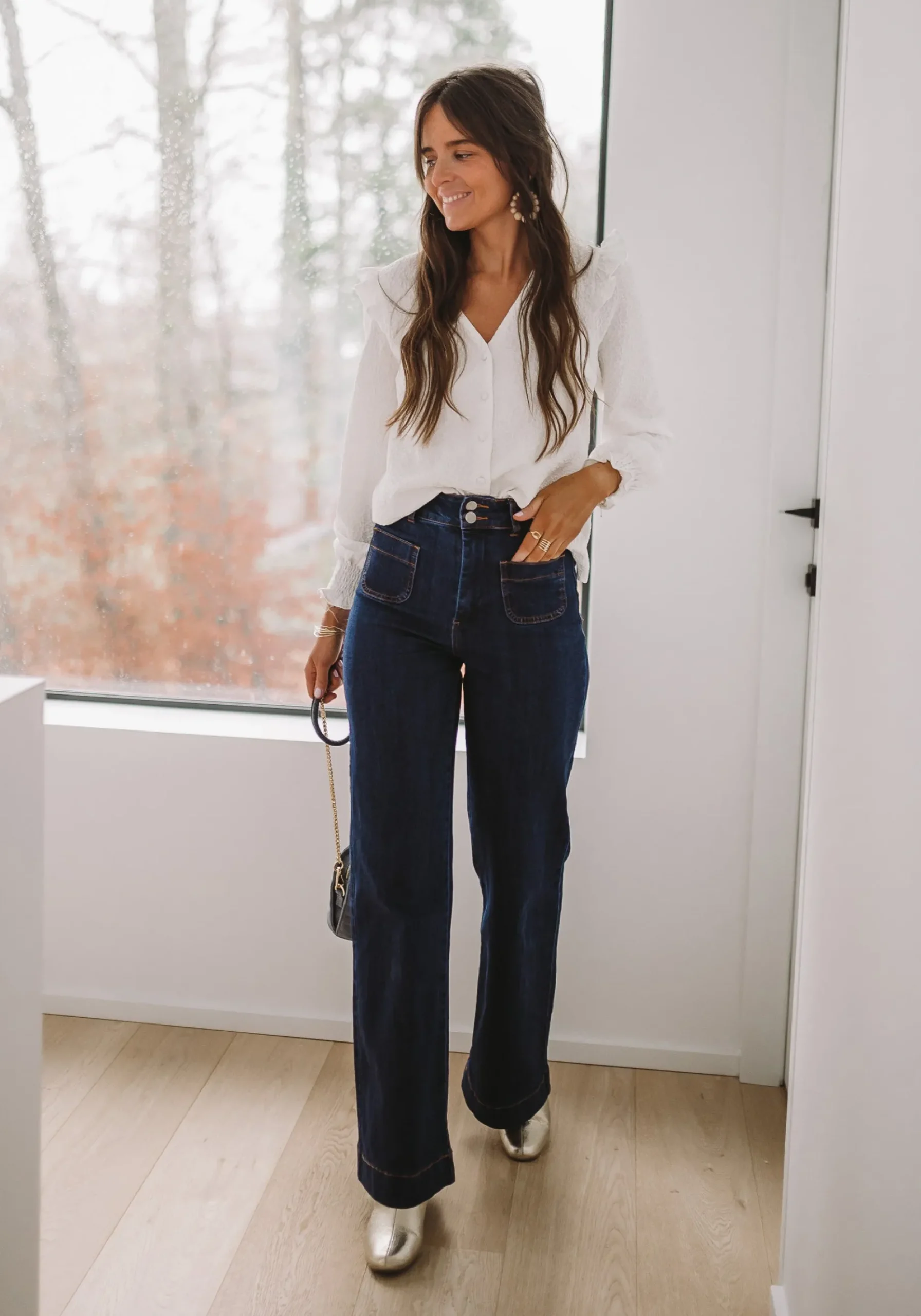 Clearance Jeans Hugues - bleu foncéEasy Clothes Femme Jeans