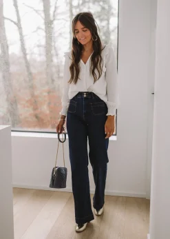 Clearance Jeans Hugues - bleu foncéEasy Clothes Femme Jeans