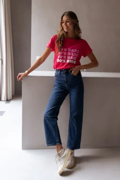 Flash Sale Jeans Solan - bleu foncéEasy Clothes Femme Jeans