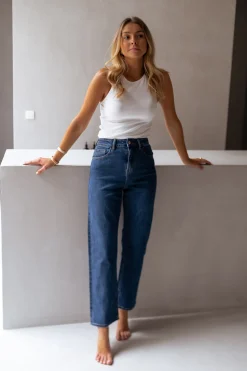 Flash Sale Jeans Solan - bleu foncéEasy Clothes Femme Jeans