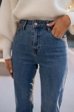 Discount Jeans Solan - bleu moyenEasy Clothes Femme Jeans