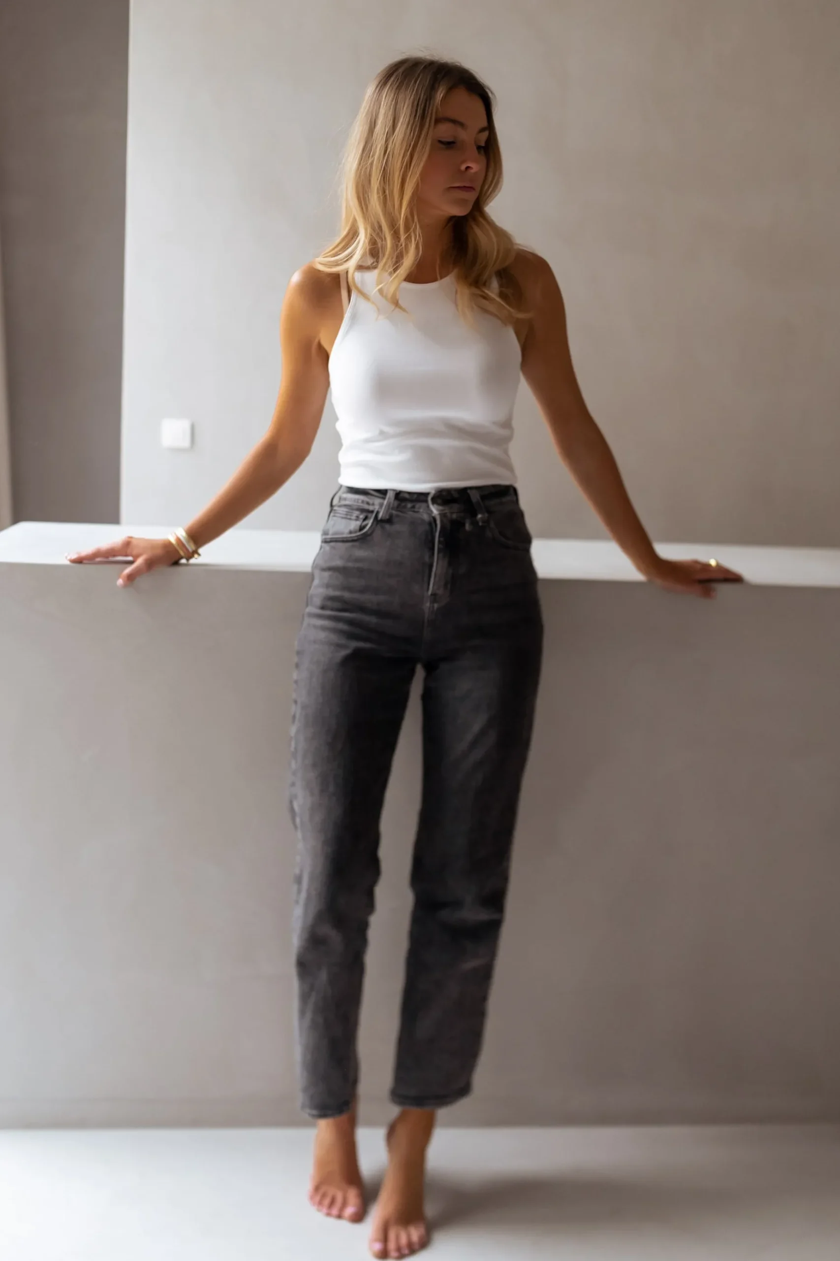 Cheap Jeans Solan - grisEasy Clothes Femme Jeans