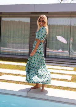 Store Jupe Enes verte à motifs | Jupe longue ample | Prêt-à-porter en ligne | Easy Clothes Femme Jupes & Shorts