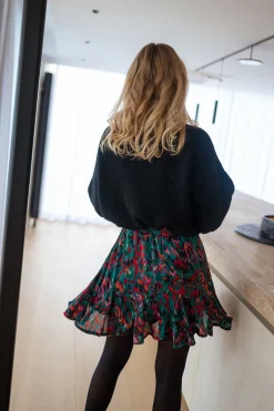 Best Sale Jupe Julie - verte à motifsEasy Clothes Femme Jupes & Shorts