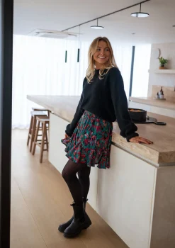 Best Sale Jupe Julie - verte à motifsEasy Clothes Femme Jupes & Shorts