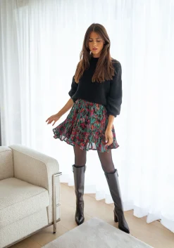 Best Sale Jupe Julie - verte à motifsEasy Clothes Femme Jupes & Shorts