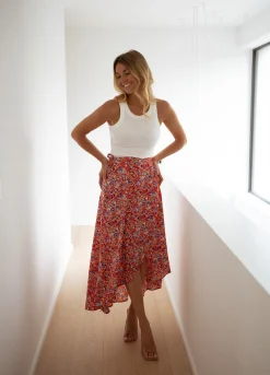 Cheap Jupe longue Charlie - à fleursEasy Clothes Femme Jupes & Shorts