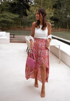 Cheap Jupe longue Charlie - à fleursEasy Clothes Femme Jupes & Shorts