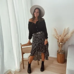 Clearance Jupe Massaya - noireEasy Clothes Femme Jupes & Shorts