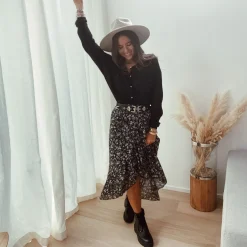 Clearance Jupe Massaya - noireEasy Clothes Femme Jupes & Shorts