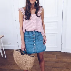 Discount Jupe Mazarine - bleue claireEasy Clothes Femme Jupes & Shorts