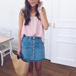 Discount Jupe Mazarine - bleue claireEasy Clothes Femme Jupes & Shorts