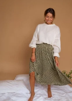 Best Sale Jupe Moriane Verte à Motifs | Tenue Femme Été | Easy Clothes Femme Jupes & Shorts