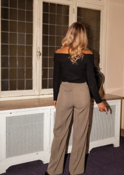 Best Pantalon Arnaud - Kaki - À Pince - Avec PochesEasy Clothes Femme Pantalons